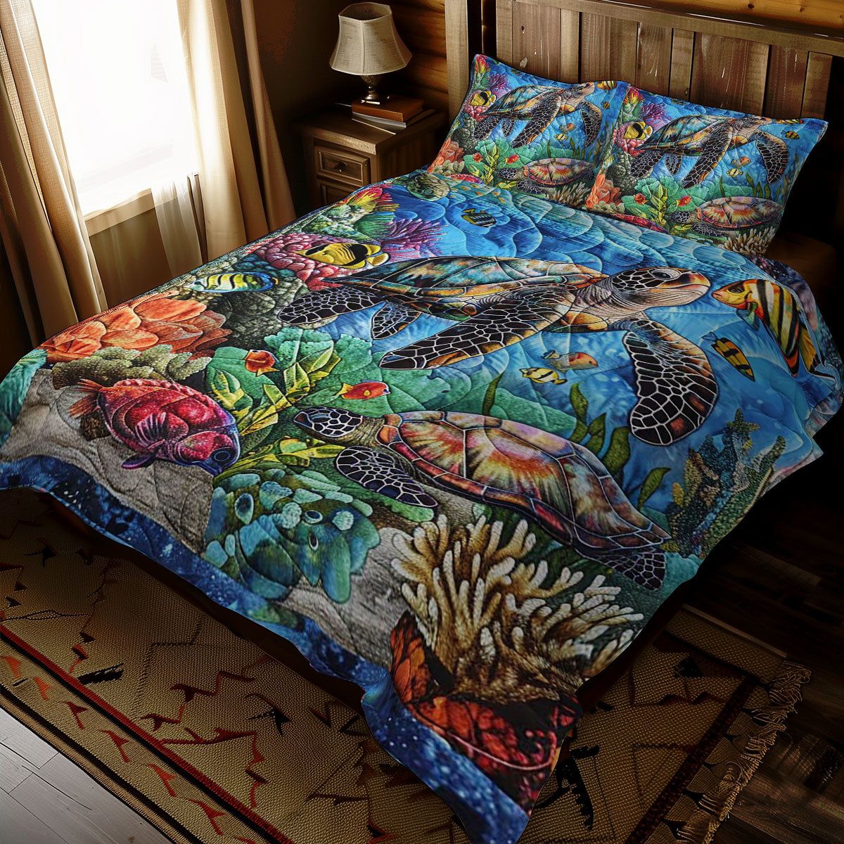 Sea Turtle WJ1109034CL Duvet Cover Set