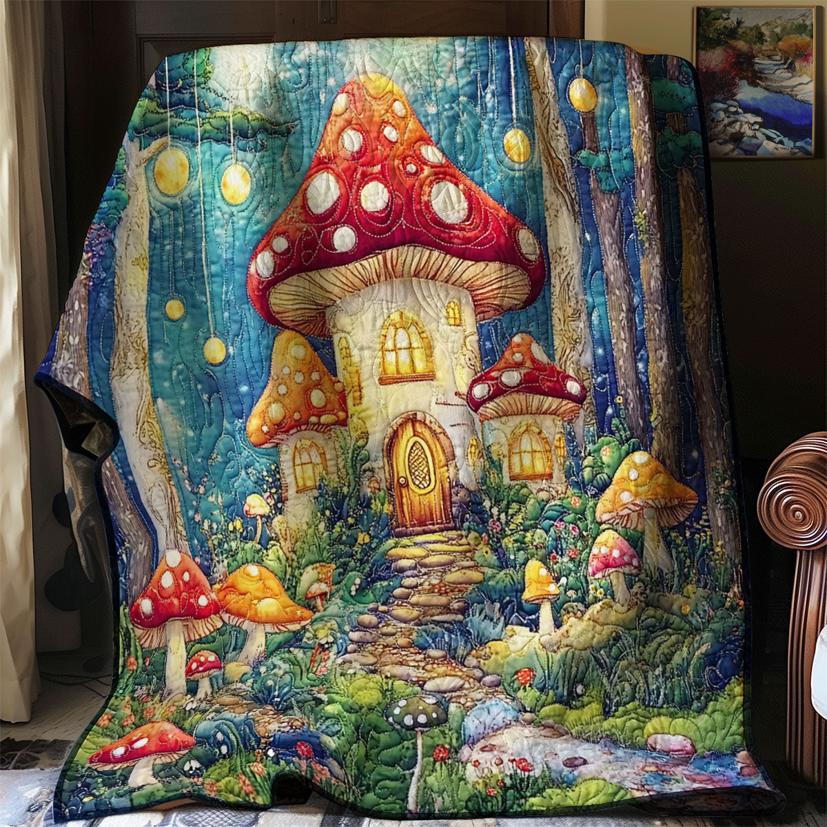 Mushroom Manor WJ0201016CL Quilt