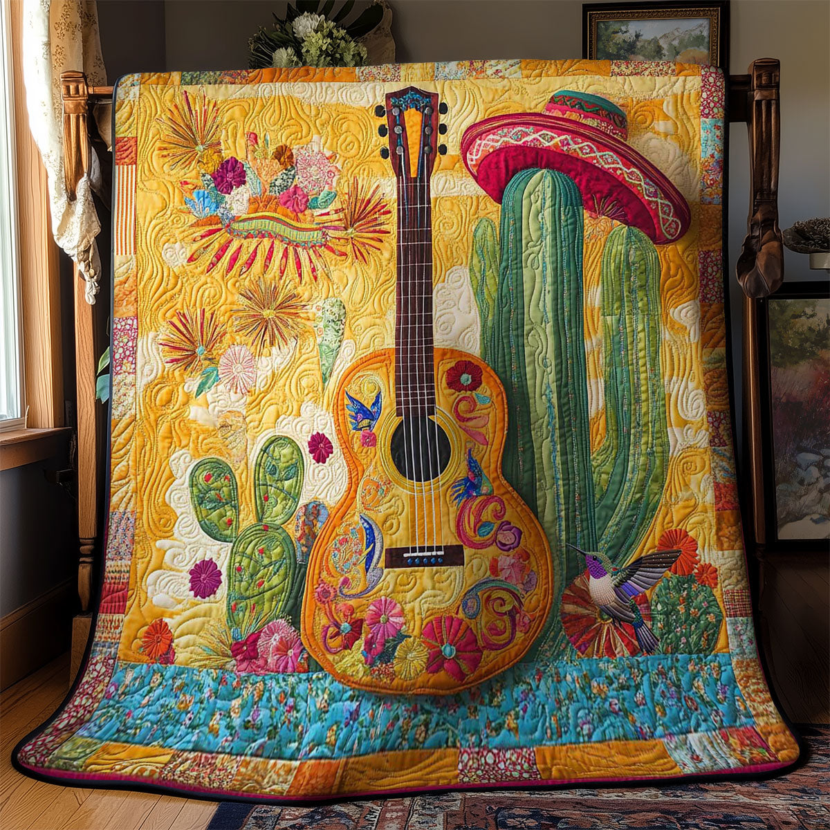 Sombrero Guitar WN2011142CL Quilt