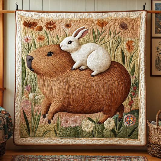 Capybara And Rabbit WJ3110003CL Quilt