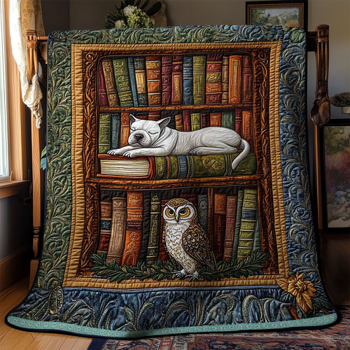 Dog Bookish Buddy WN2809077CL Quilt