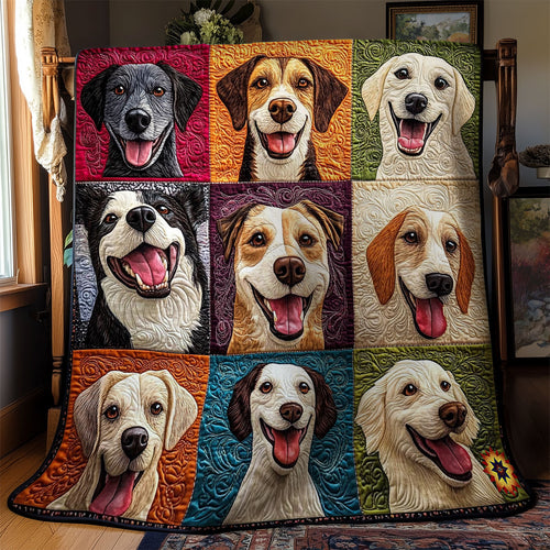 Happy Dog WY0212017CL Quilt