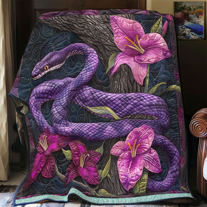 Violet Lily Venom WP0609043CL Quilt