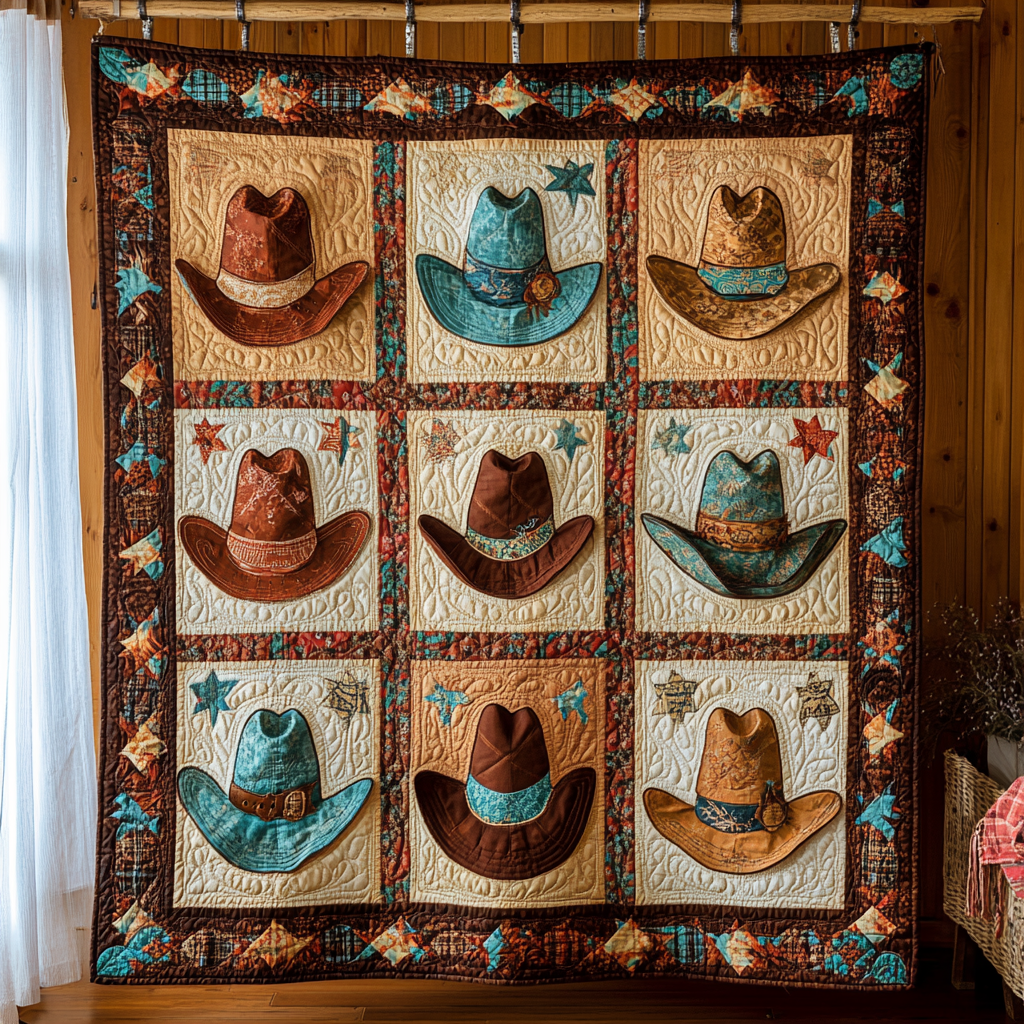 Cowboy Hats WG1001009CL Quilt