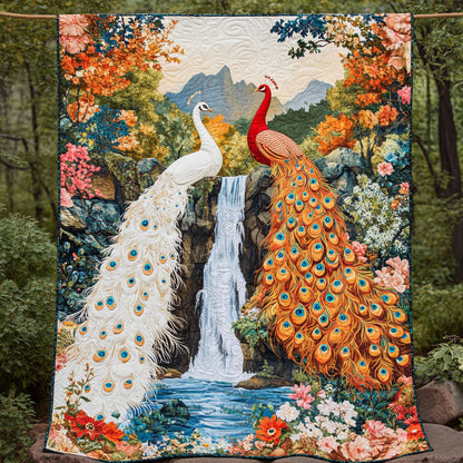 Peacock Flower WT2101010CL Quilt