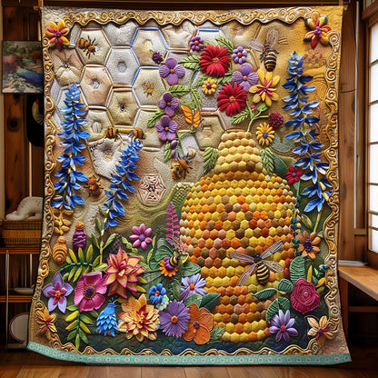 Beehive Hexagon WP0609004CL Quilt