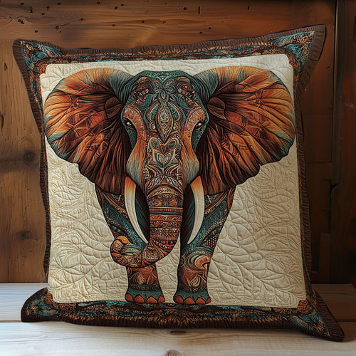 Mystic Patchwork Elephant WY0201053CL Quilt Pillow Case