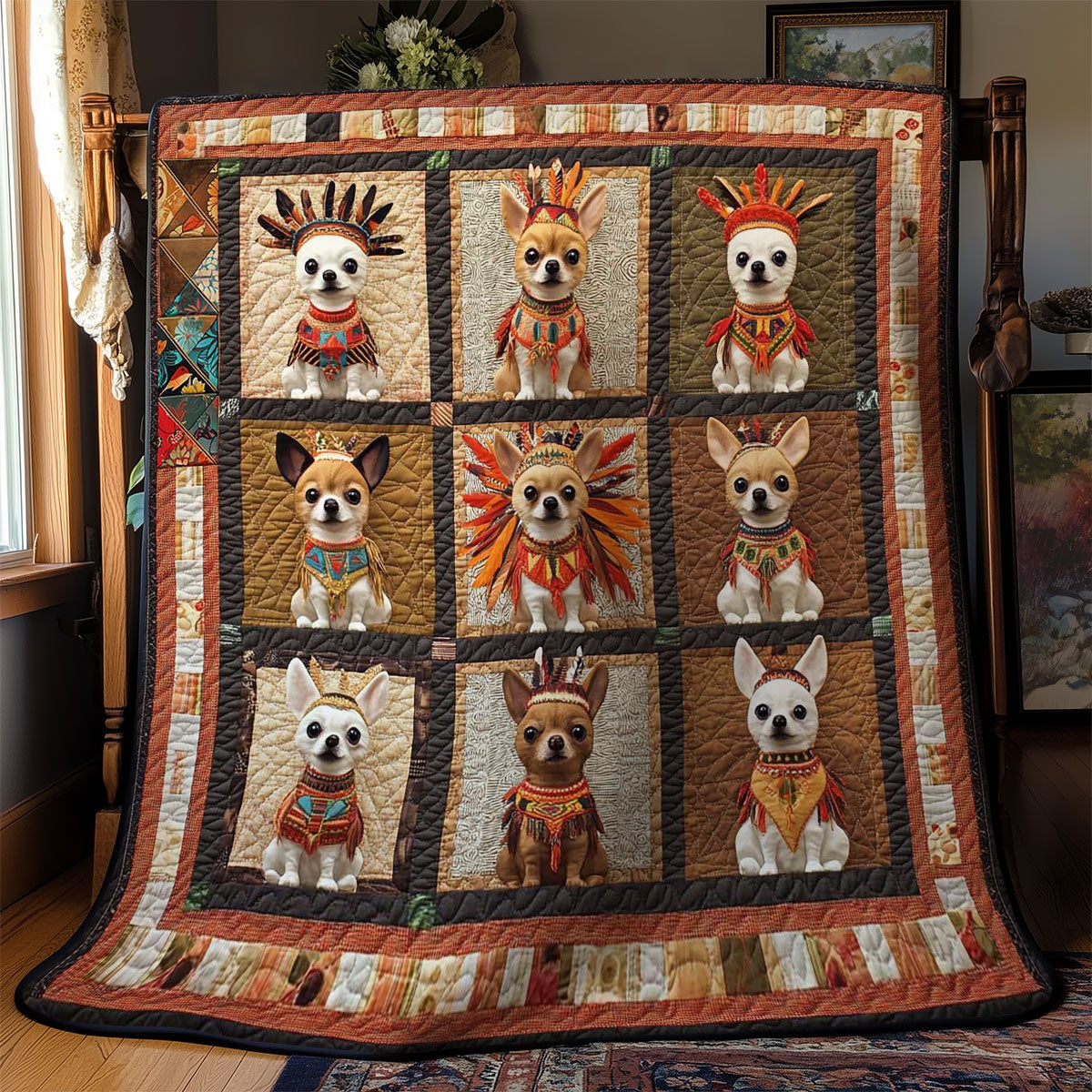 Native Spirit Chihuahua WN0411013CL Quilt