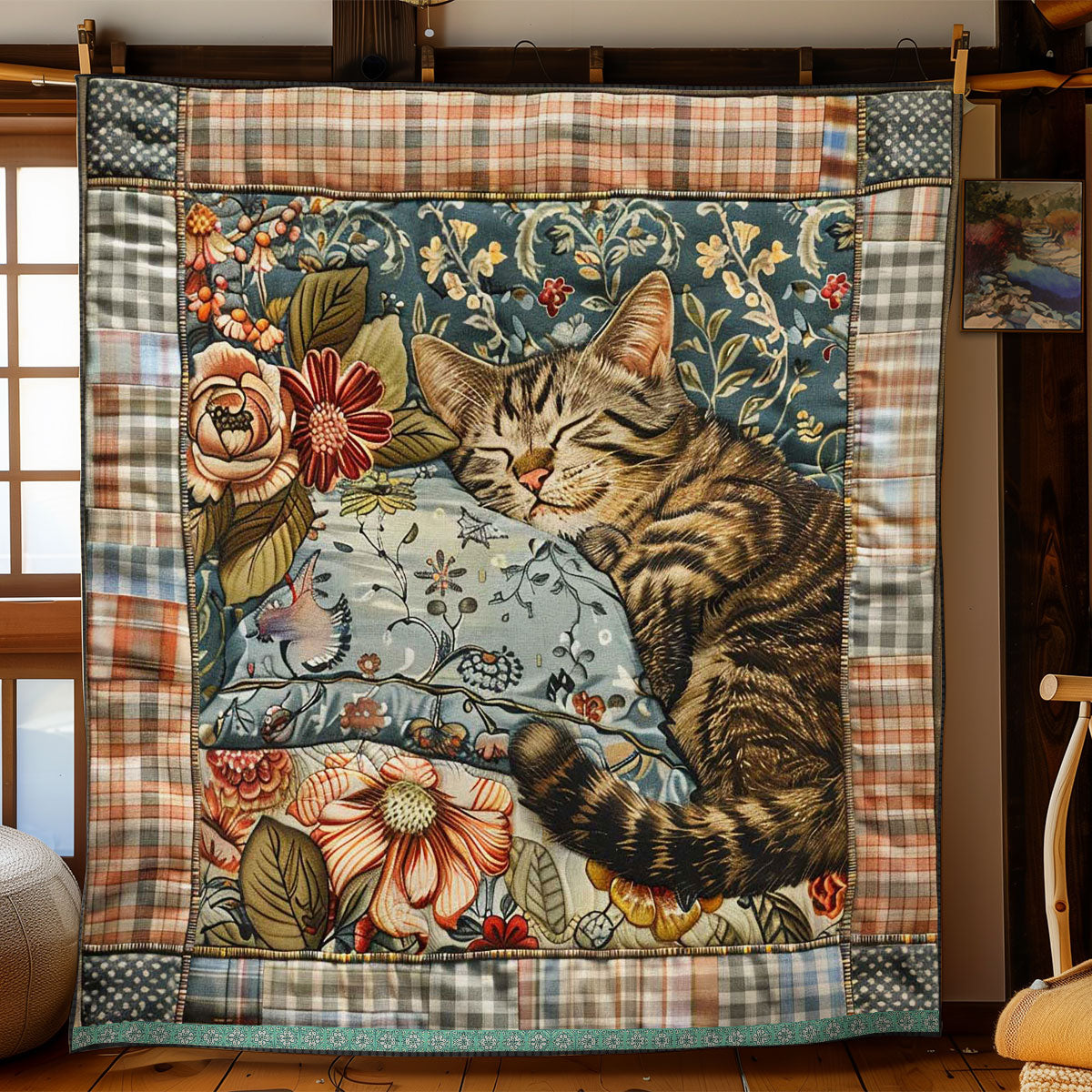 Sleeping Cat WJ2309019CL Quilt