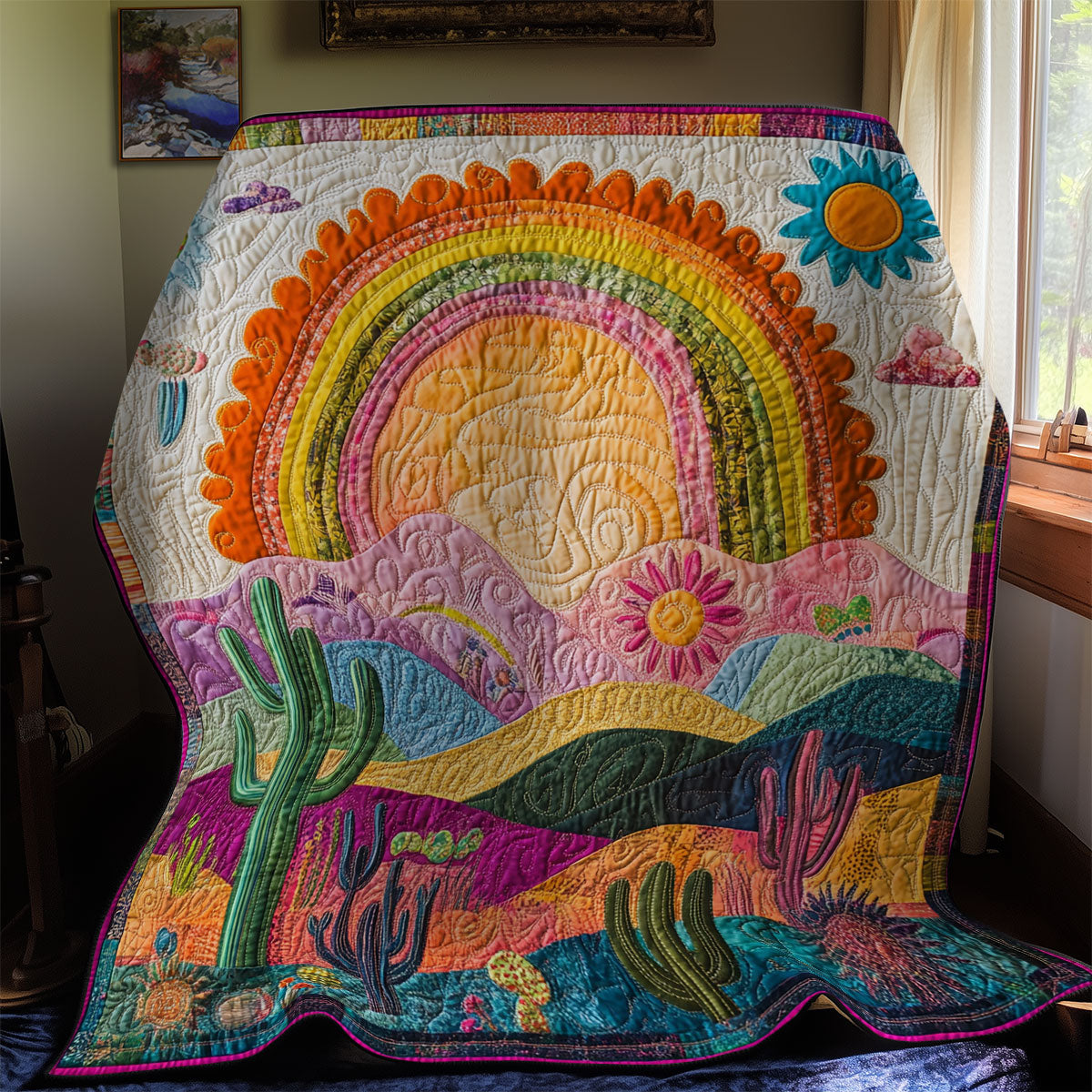 Rainbow Desert WY1411041CL Quilt