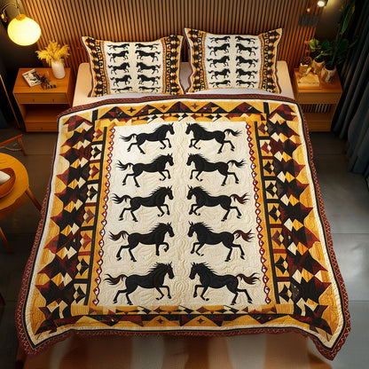 Horse Native American WJ2009031CL Duvet Cover Set