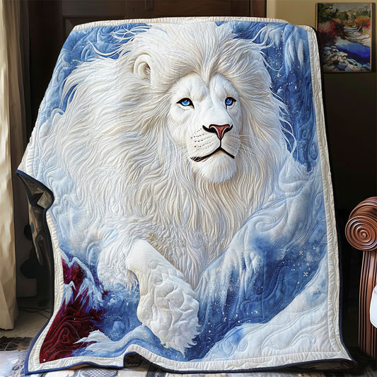 White Lion In Winter WY2201090CL Quilt