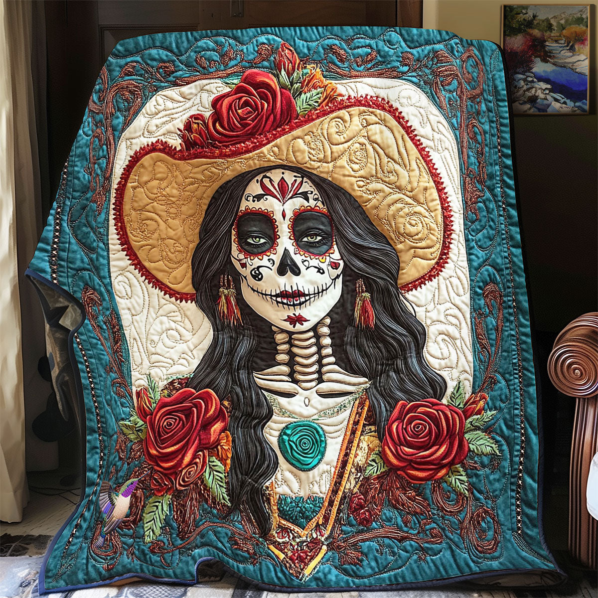 Mexican Death Style Women WY2612033CL Quilt