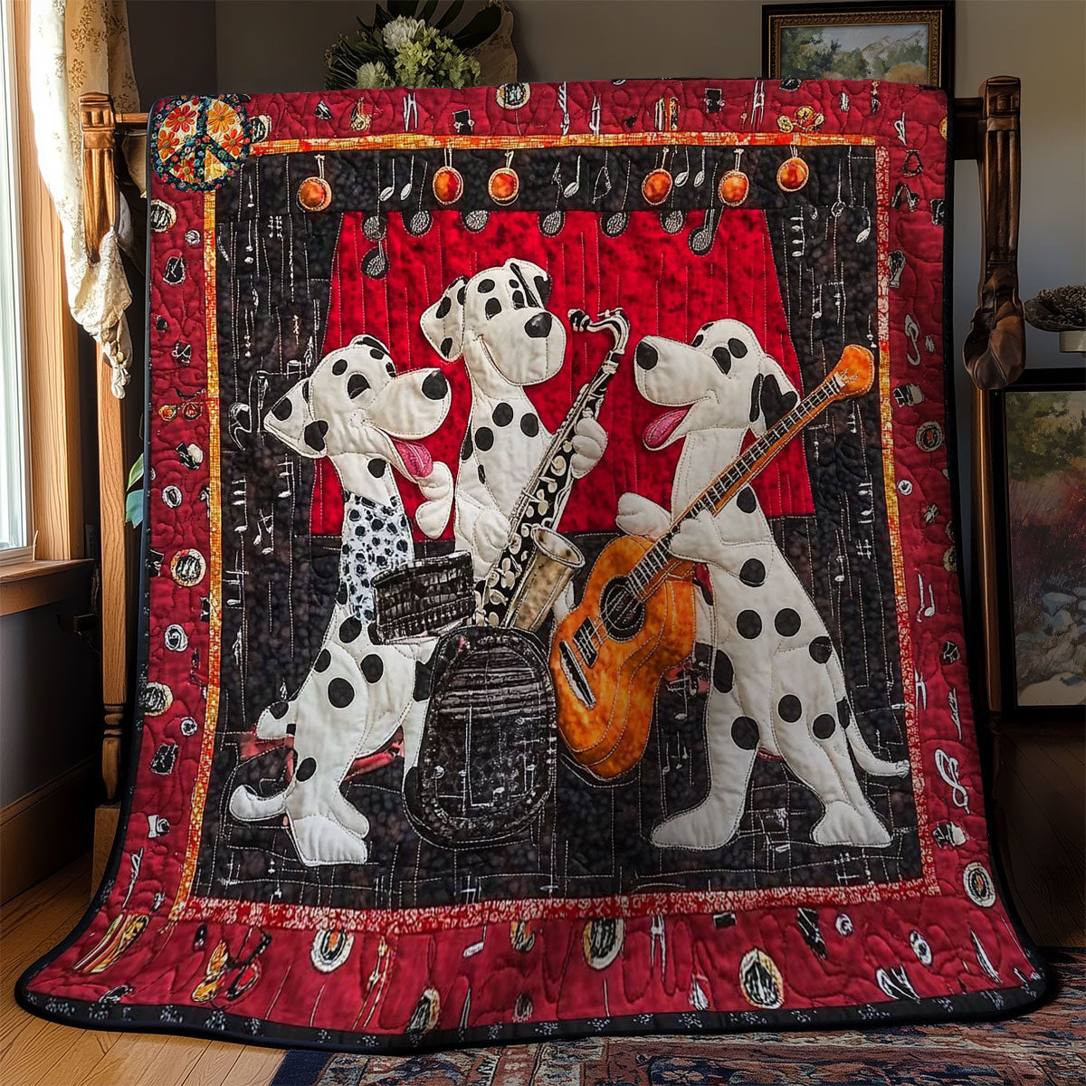 Dalmatian Jazz WN1511022CL Quilt