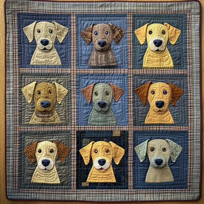 Dog's Patchwork Paradise WN2709127CL Quilt