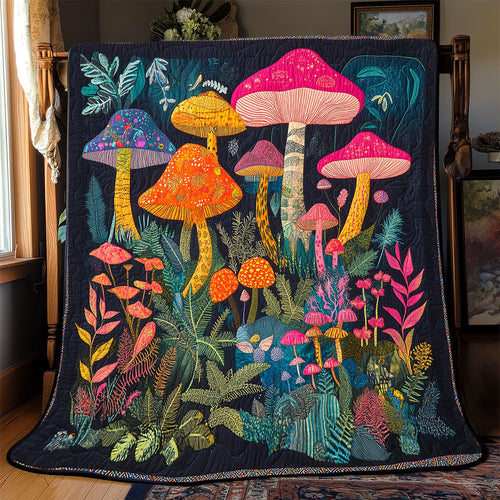 Vibrant Mushroom WX2101054CL Quilt