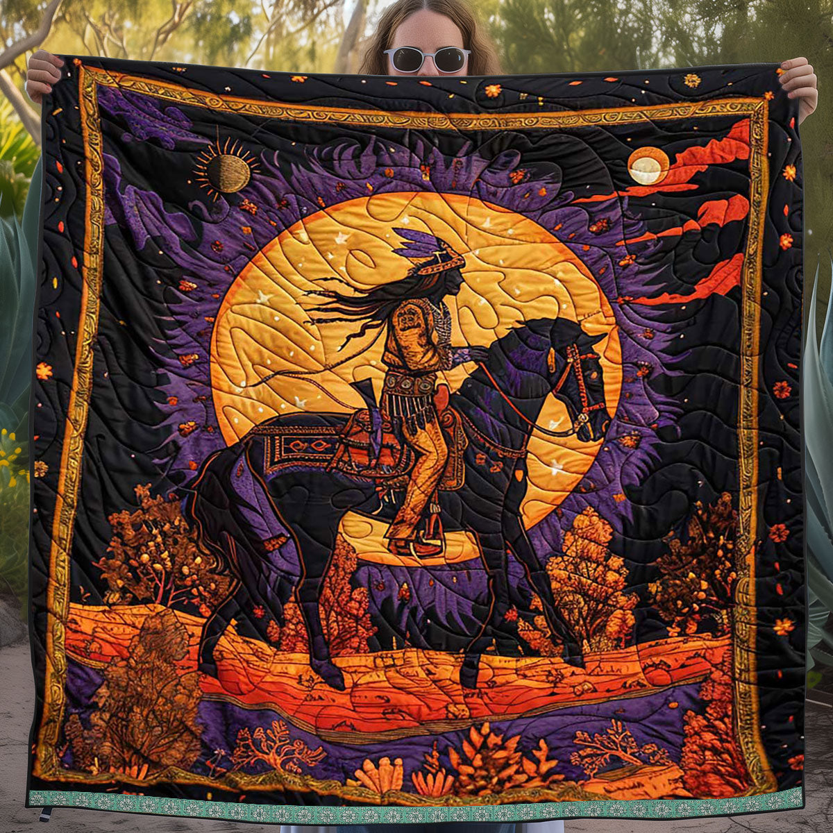 Native American WJ2609008CL Quilt