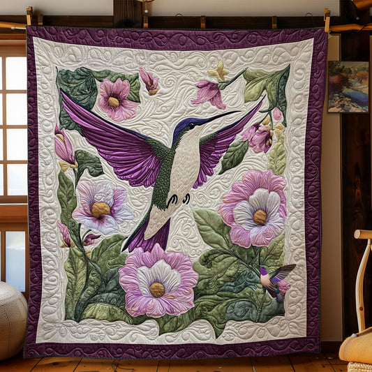Hummingbird’s Spring Symphony WN0111004CL Quilt