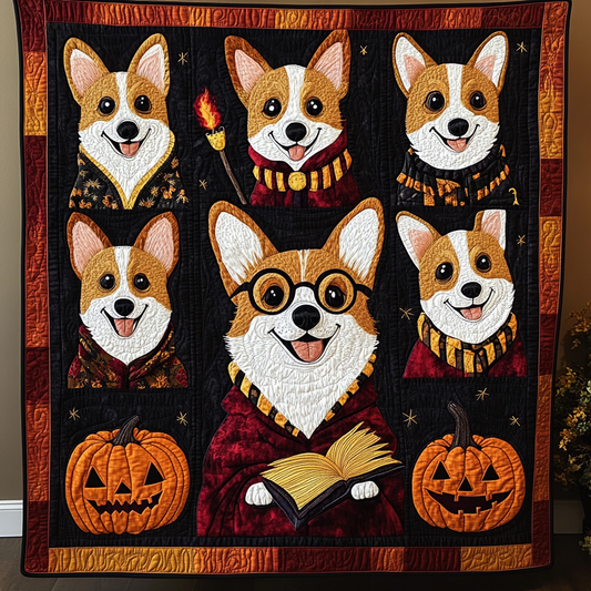 Corgi’s Mystic Pages WN2409017CL Quilt
