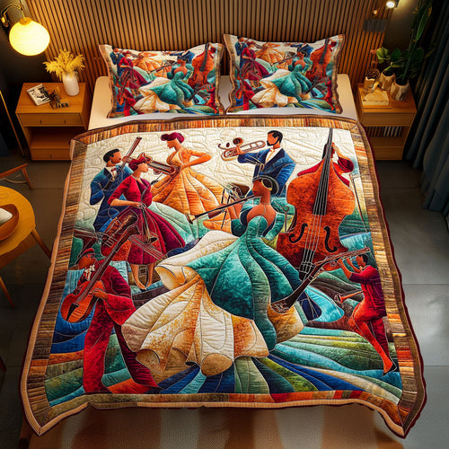 Vibrant Jazz Band WY1701120CL Duvet Cover Set