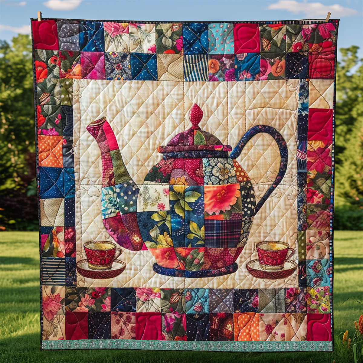 Patchwork Teaset WJ1109009CL Quilt
