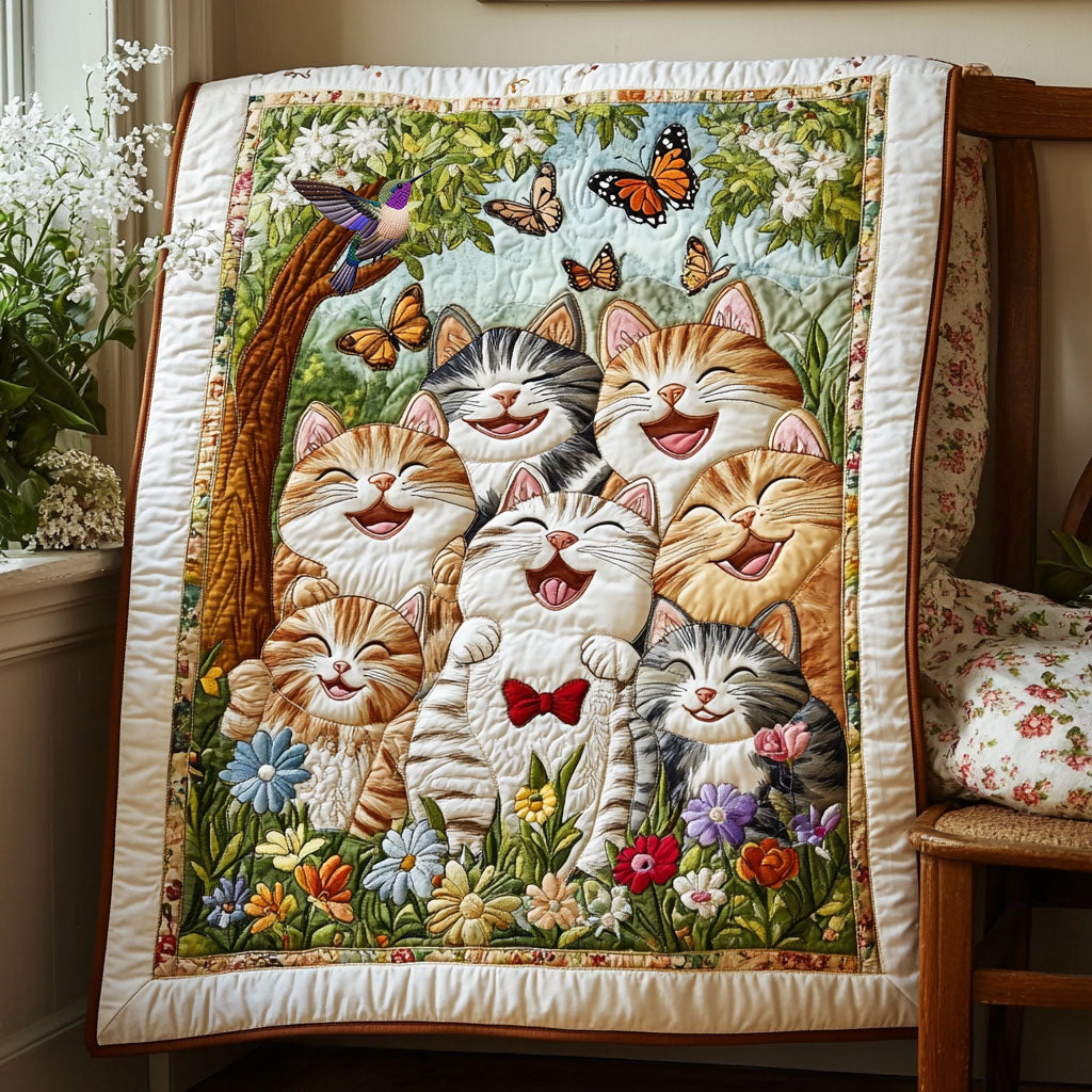 Smiling Kitten WX2910027CL Quilt
