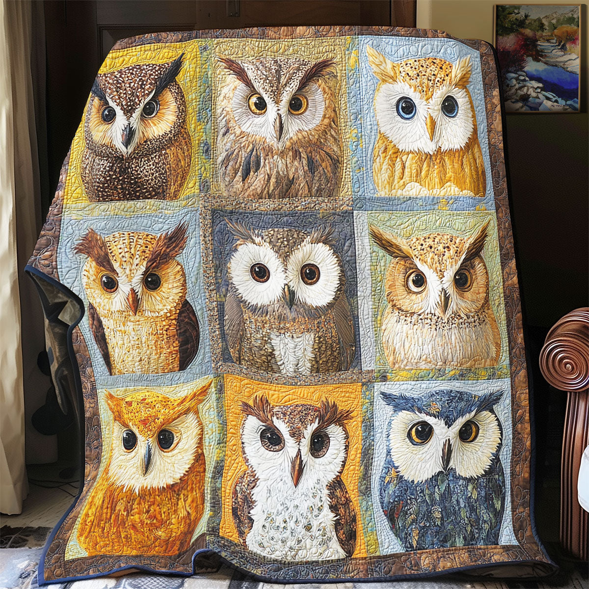 Owl WY2111020CL Quilt