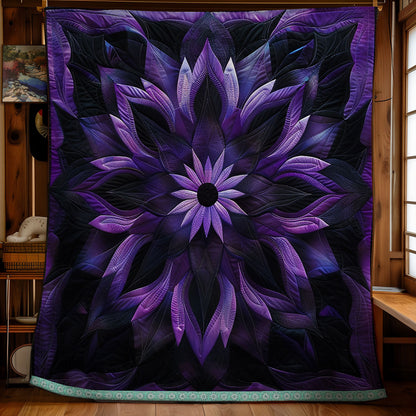 Purple Secret Blossoms WN1309033CL Quilt