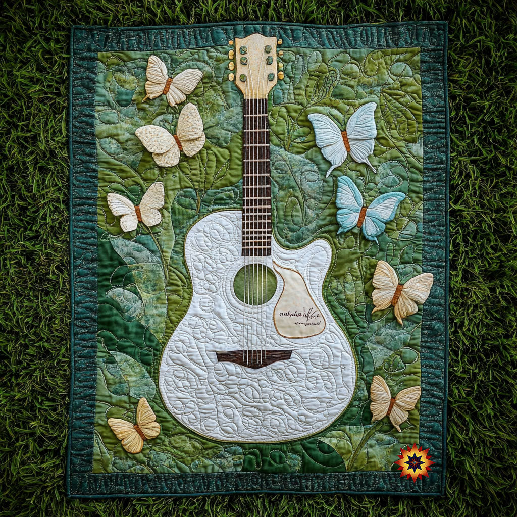 Butterfly Guitar WY1911040 Quilt