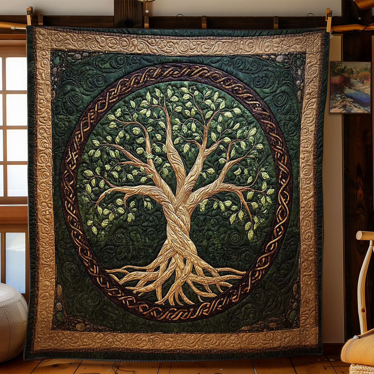 Eternal Tree Of Life WN0601015CL Quilt