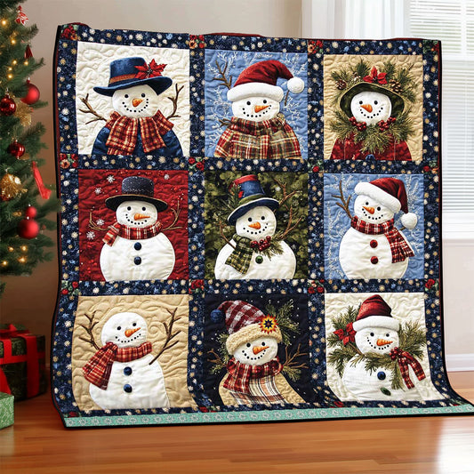 Adorable Snowman Collection WP0711004CL Quilt