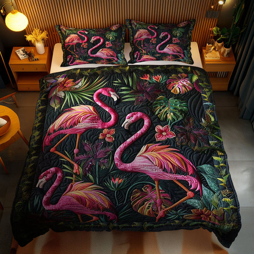 Lush Flamingo WN1510045CL Duvet Cover Set