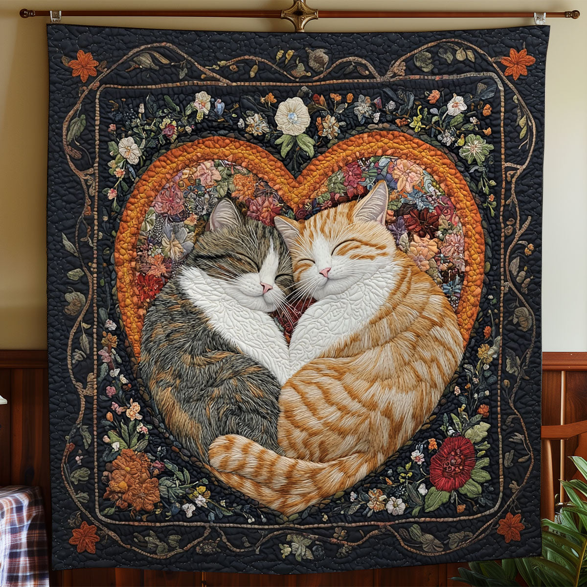 Sleeping Cats XB1604011CL Quilt