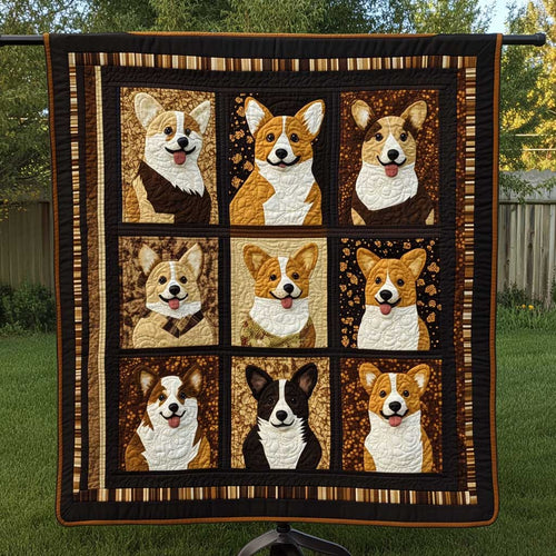 Cuddly Corgi WN2709162CL Quilt
