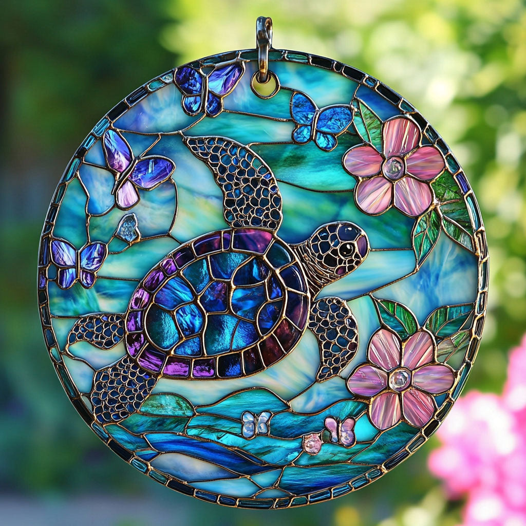 Floral Ocean WY2202141CL Suncatcher