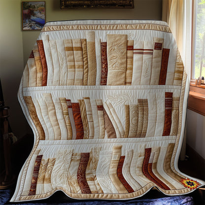 White Bookshelf WY0612003CL Quilt