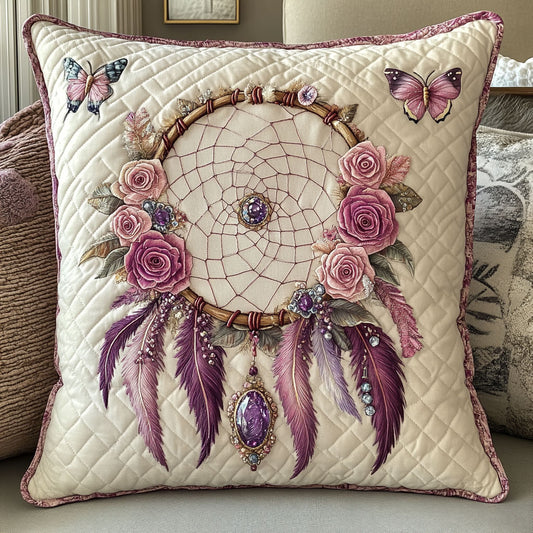 Dreamcatcher Pink Roses WT2702089CL Quilt Pillow Case