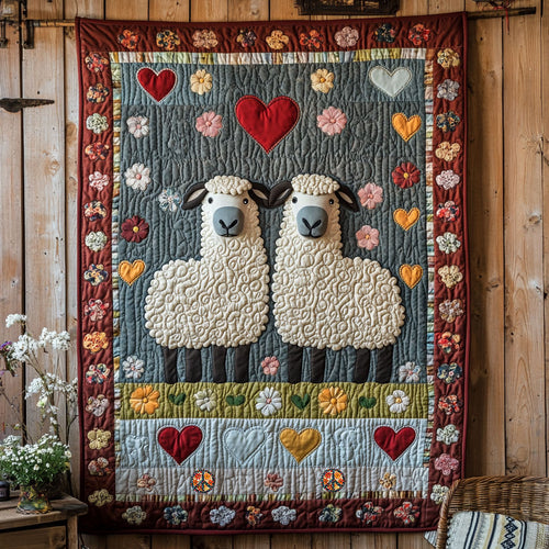 Vintage Sheep WJ0810025CL Quilt
