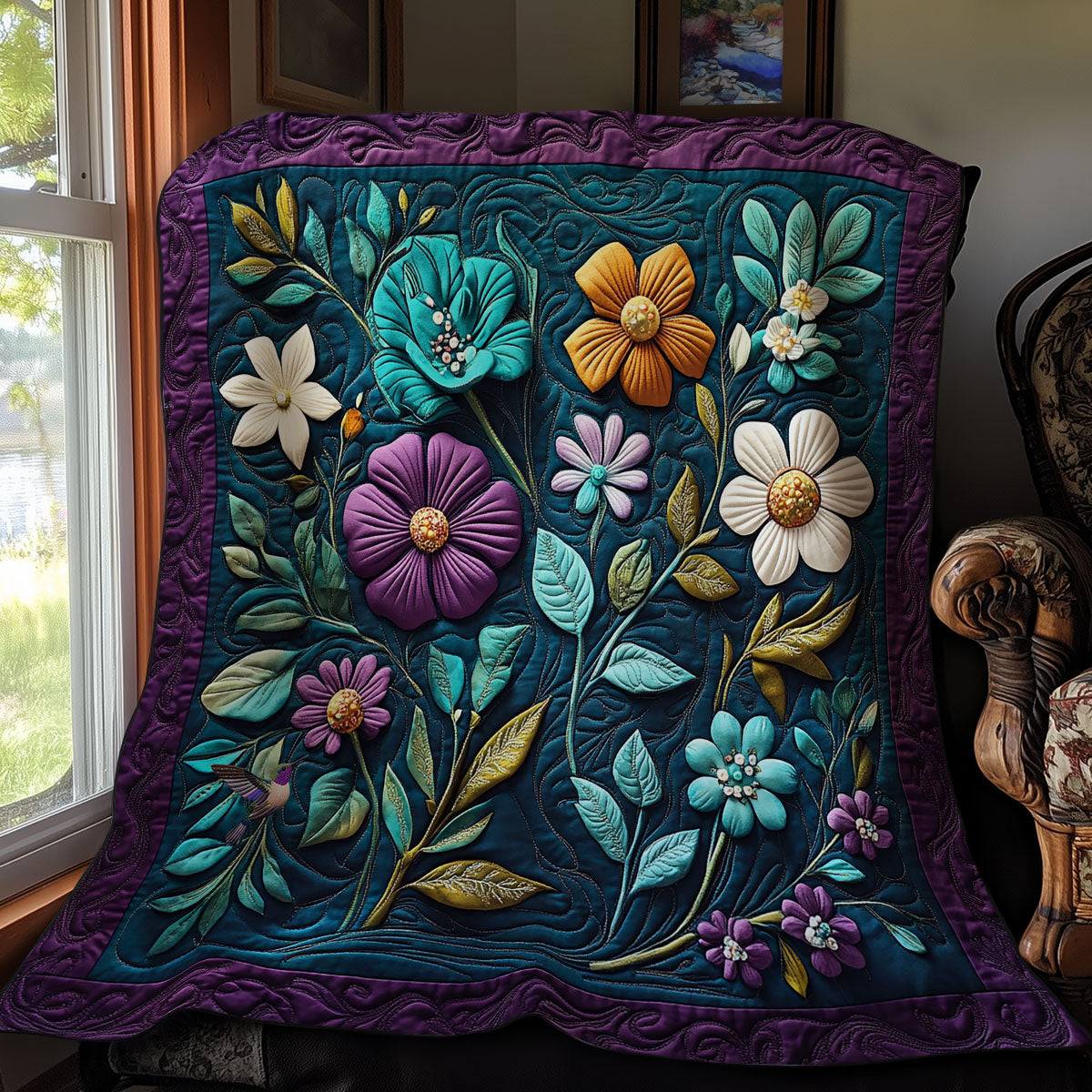 Flower WY0911014CL Quilt