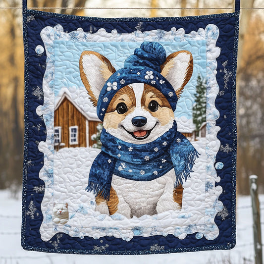 Corgi Happy WT2610003CL Quilt