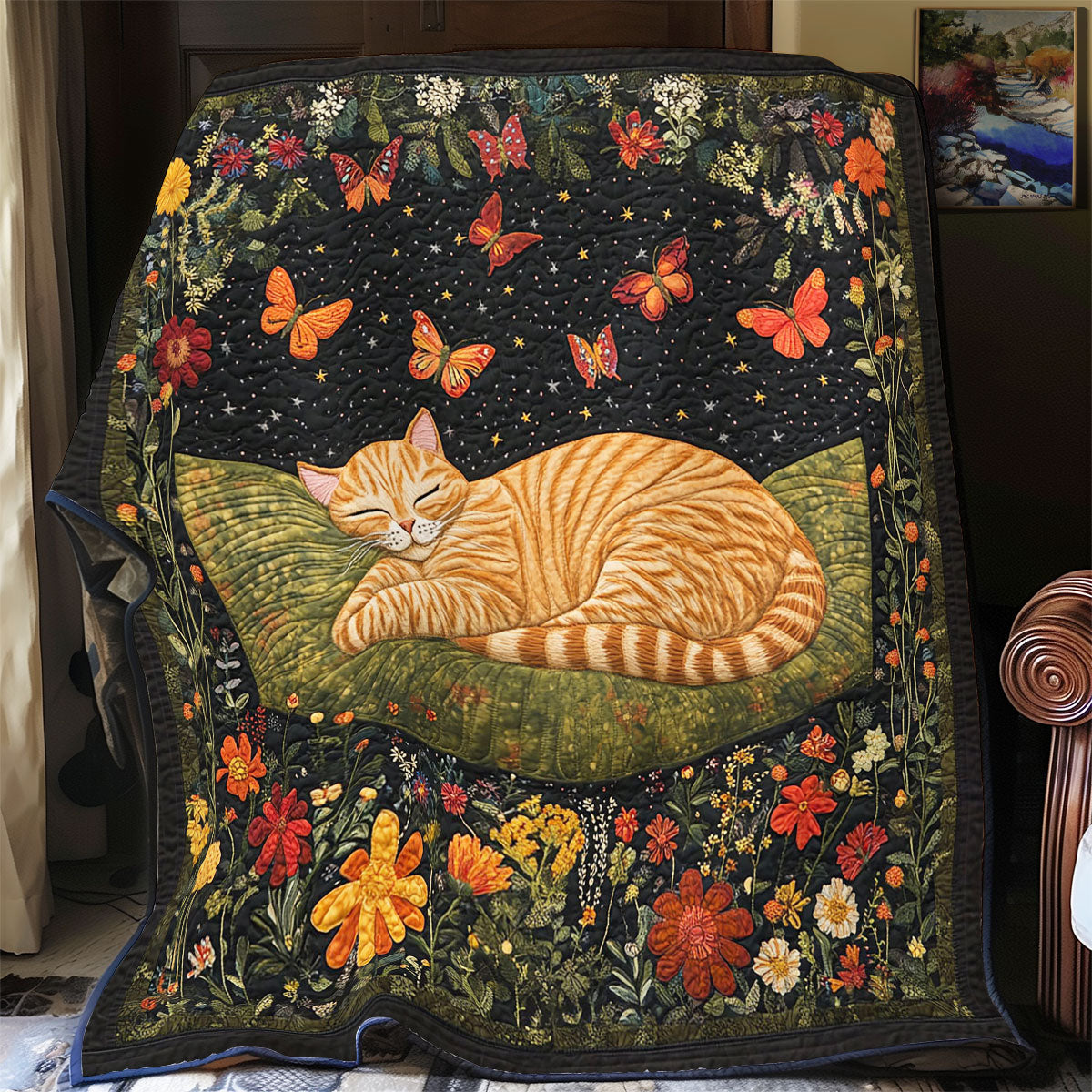 Sleeping Cat WY1502068CL Quilt