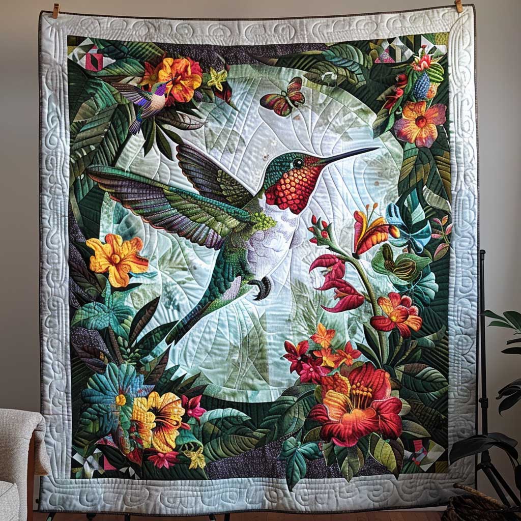 Hummingbird Garden Delight WN1210027CL Quilt