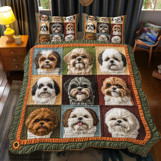 Adorable Shih Tzu WX2612067CL Duvet Cover Set
