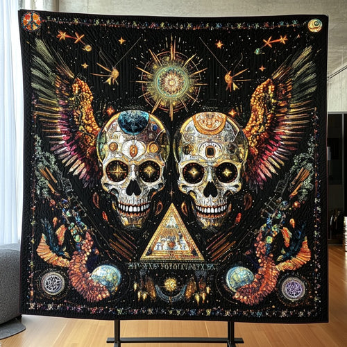 Abstract Skull WU2210004CL Quilt