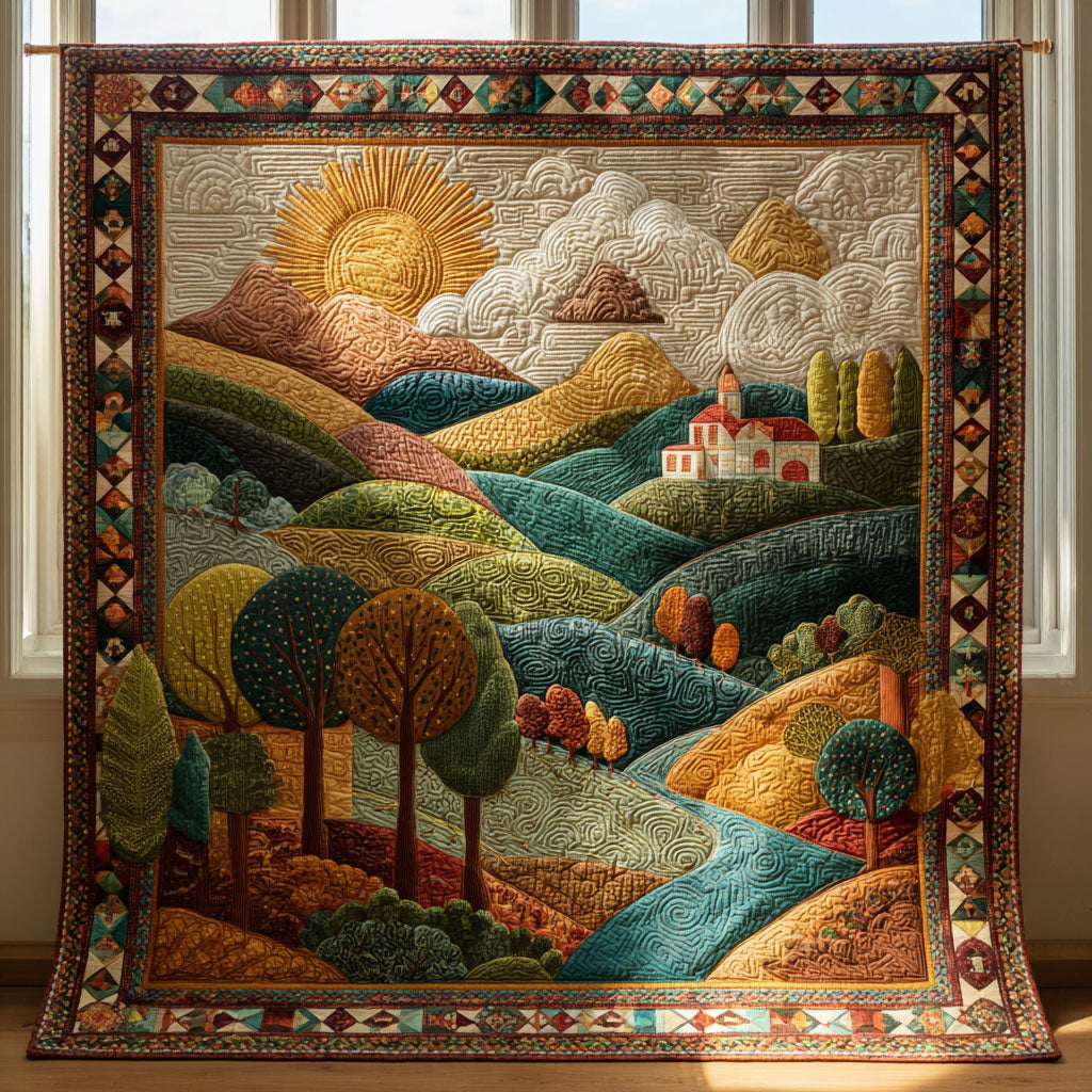 Golden Horizon Dream CW1208038CL Quilt