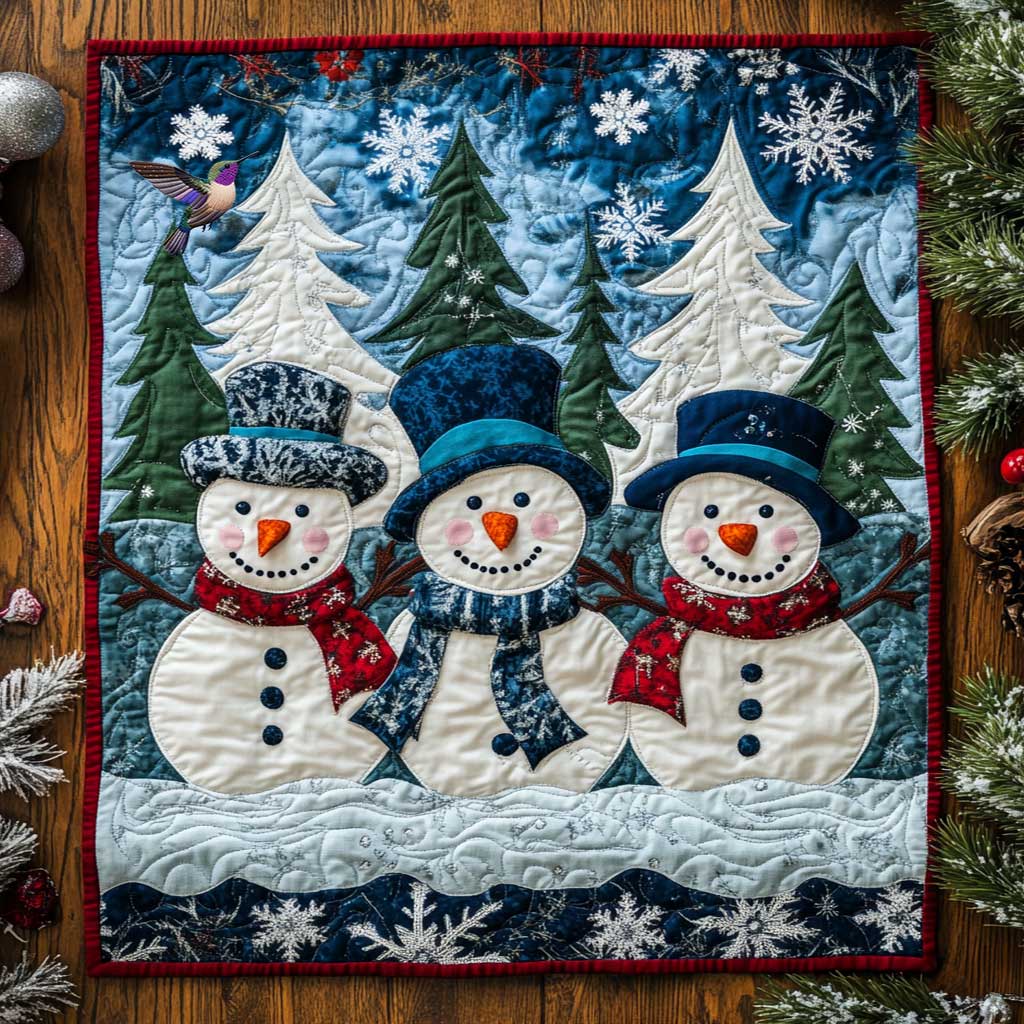 Frosty Trio Snowman WN1111001CL Quilt