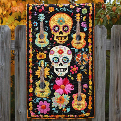 Skull Serenade WN0111012CL Quilted Table Runner