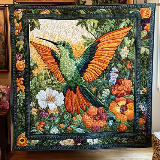 Green Hummingbird WX0911022CL Quilt