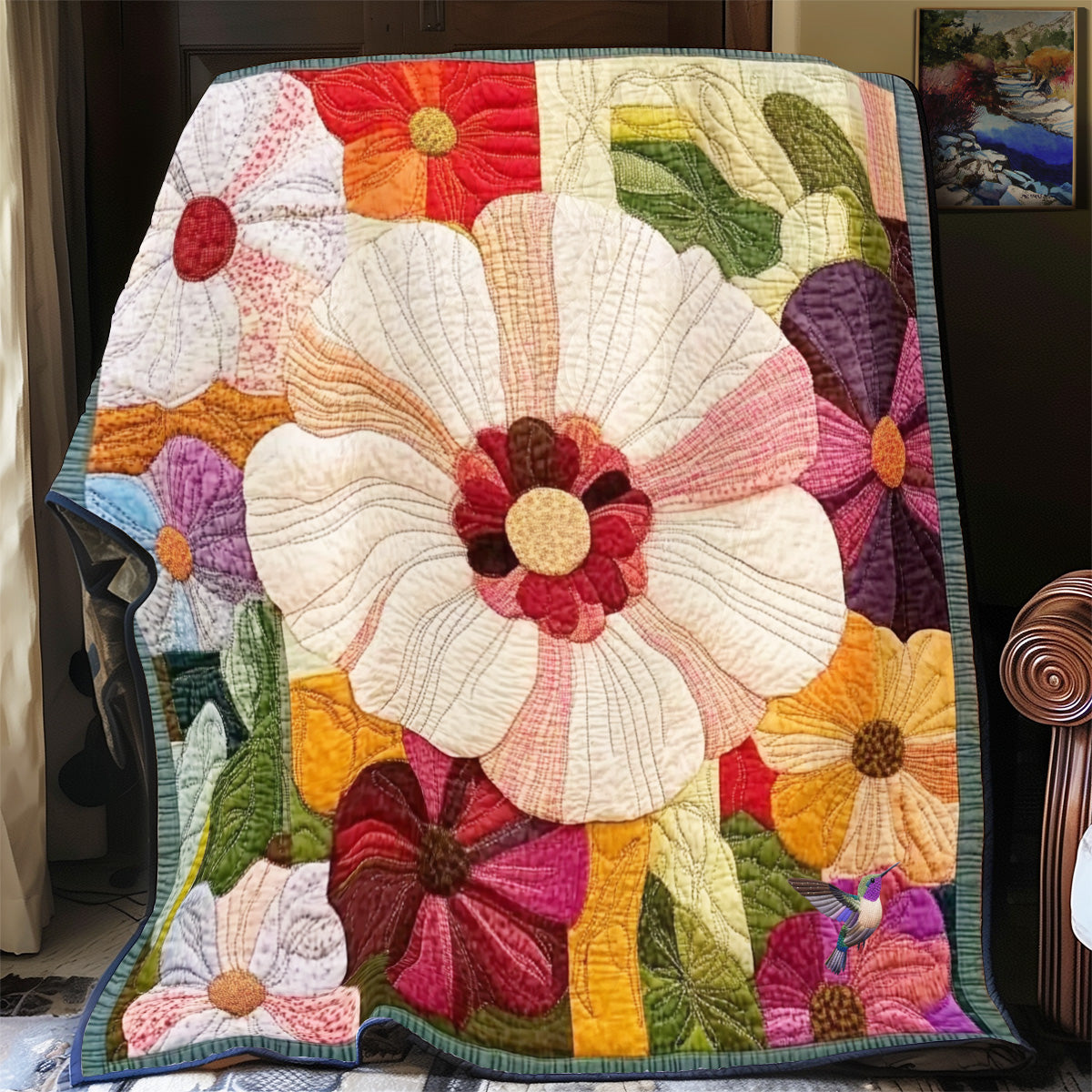 Flower YR3012038CL Quilt