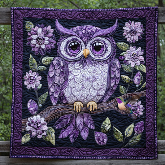 Owl Flower WX2410028CL Quilt